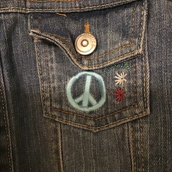 JUSTICE girls jean jacket - Picture 6 of 11
